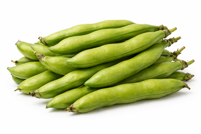 Hand-picked green beans
