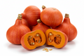 Red kuri squashes