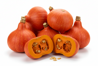 Red kuri squashes